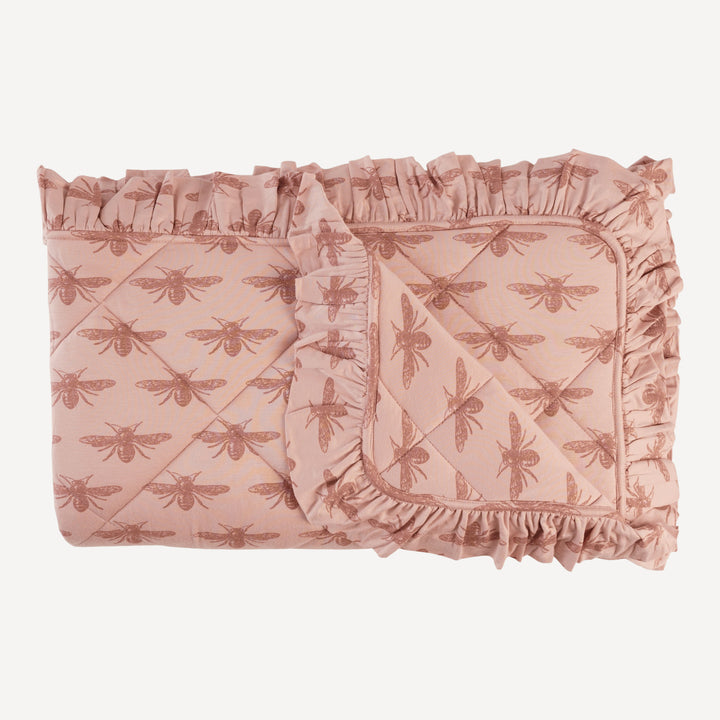 ruffle quilt | rose bee | bamboo