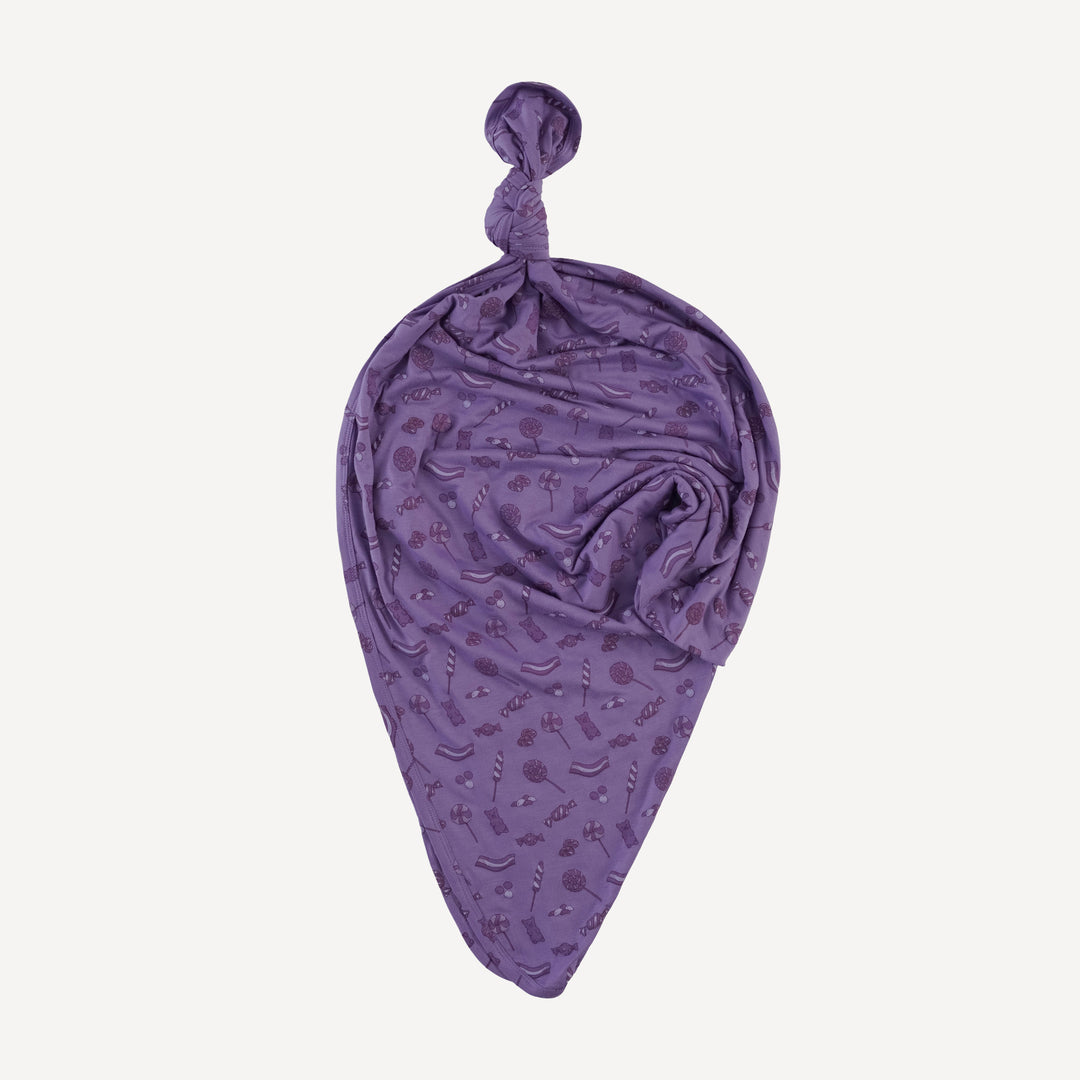 classic single layer blanket | purple candy | bamboo