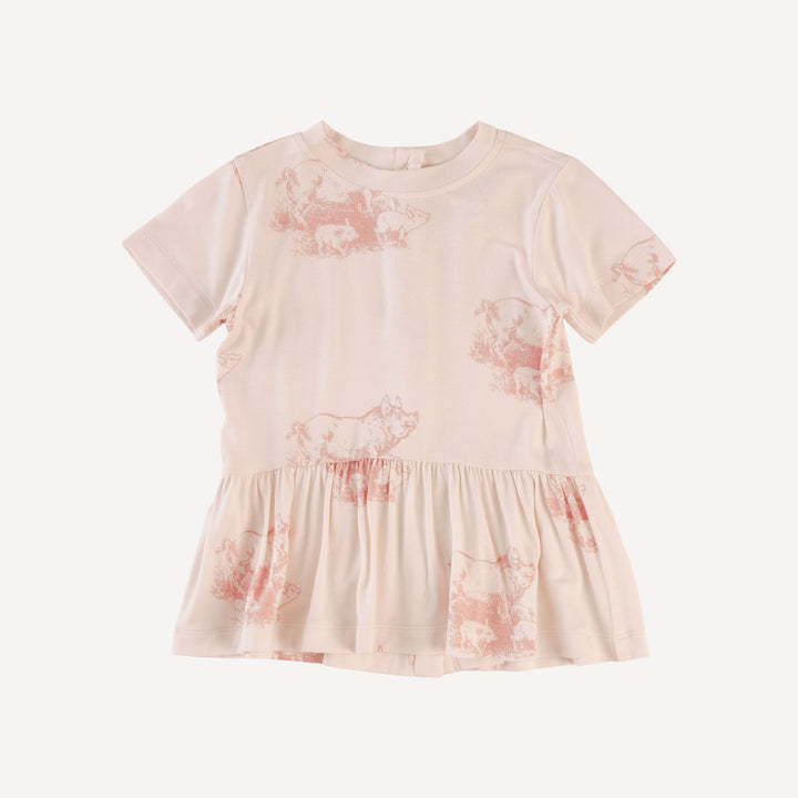 short sleeve kate set | piggies | bamboo