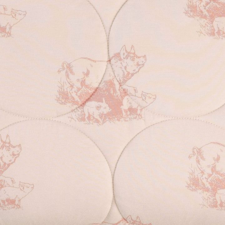 classic circle quilt | piggies | bamboo