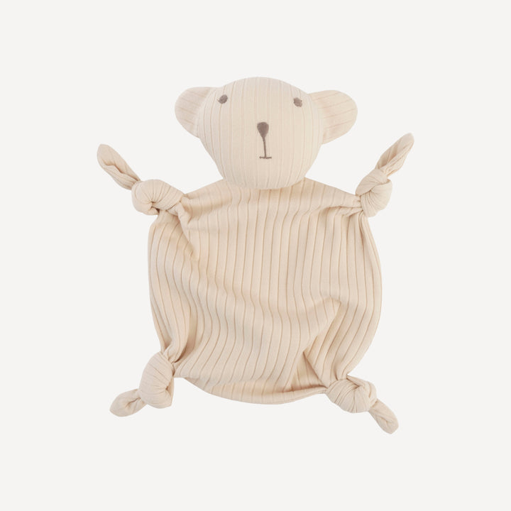 bear snuggly | oatmeal | organic cotton wide rib