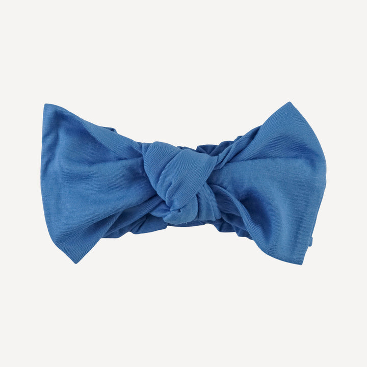 large bow elastic headband | regatta | bamboo
