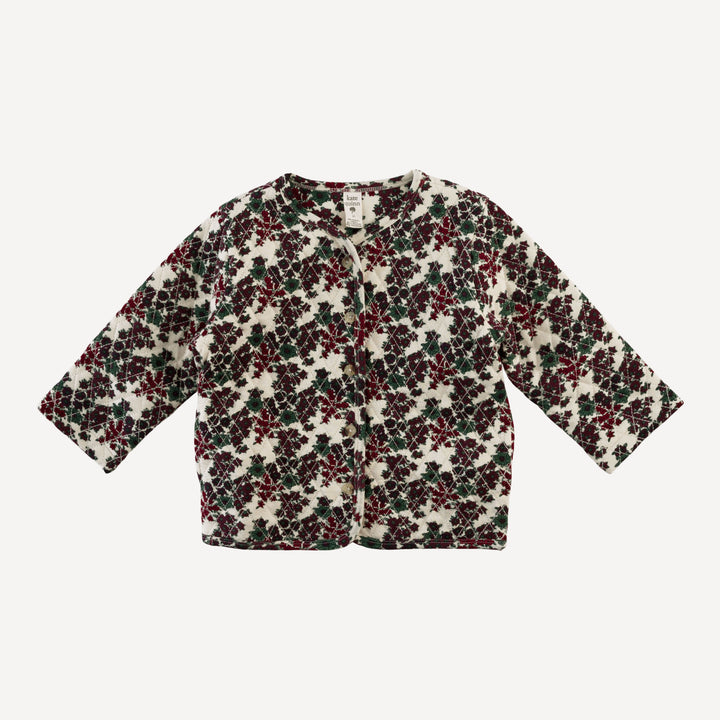 quilted jacket | wildflower | bamboo