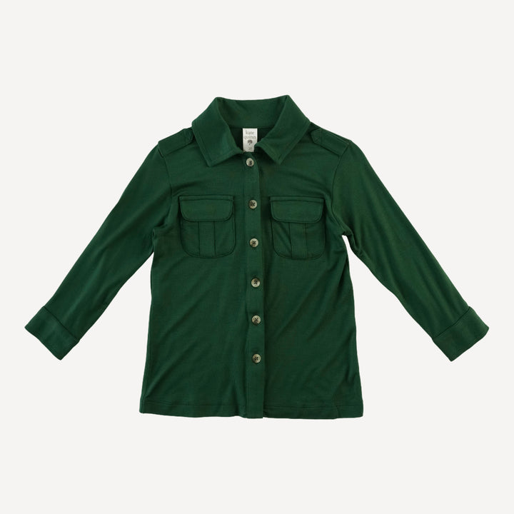 long sleeve military top | mountain view | bamboo