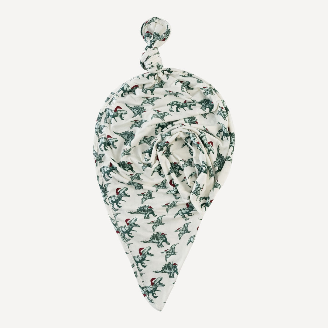 classic single layer blanket | santa dino | bamboo