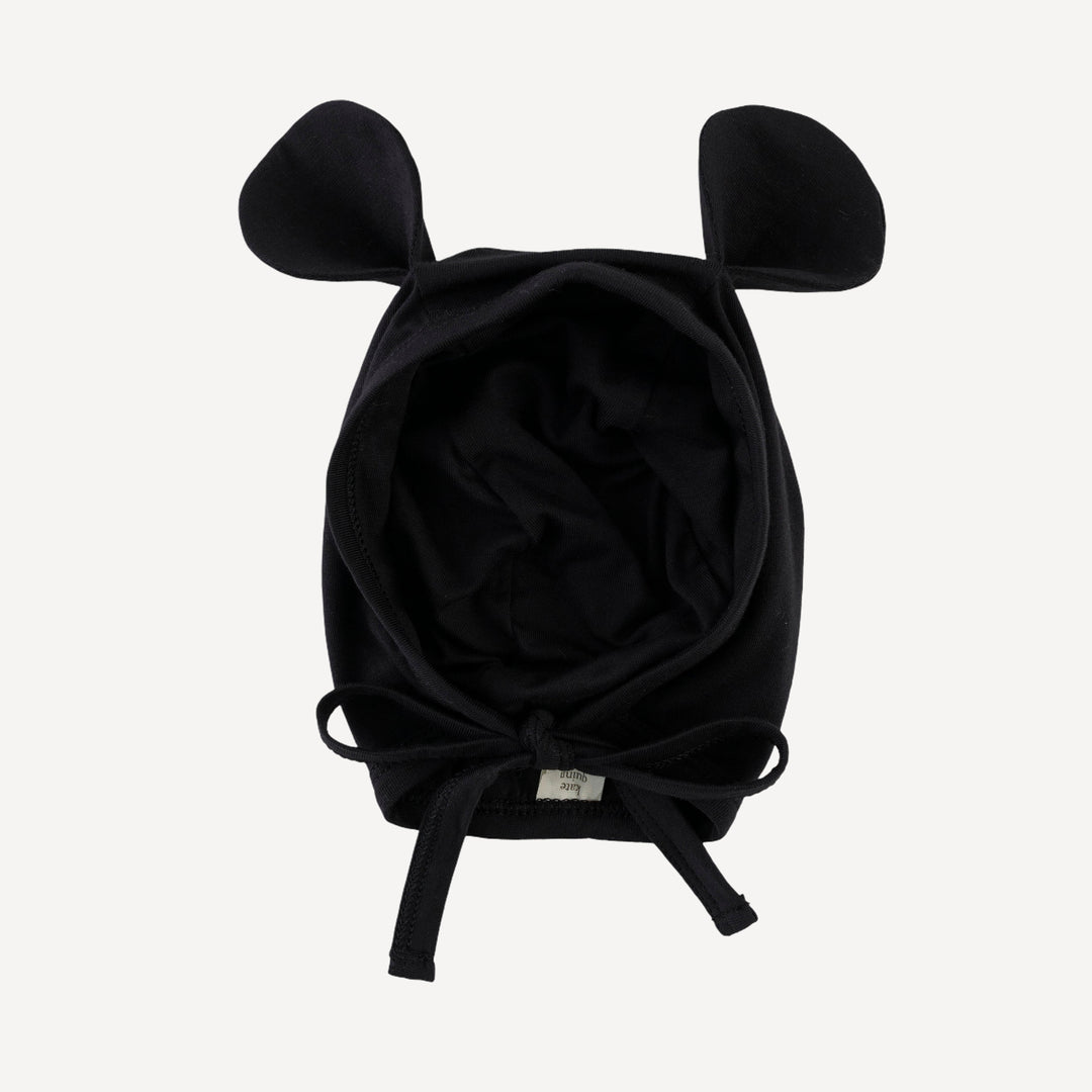 bear hat | black | bamboo