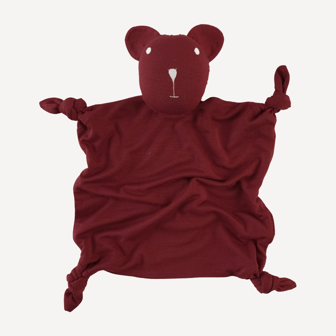 bear snuggly | winter berry | bamboo
