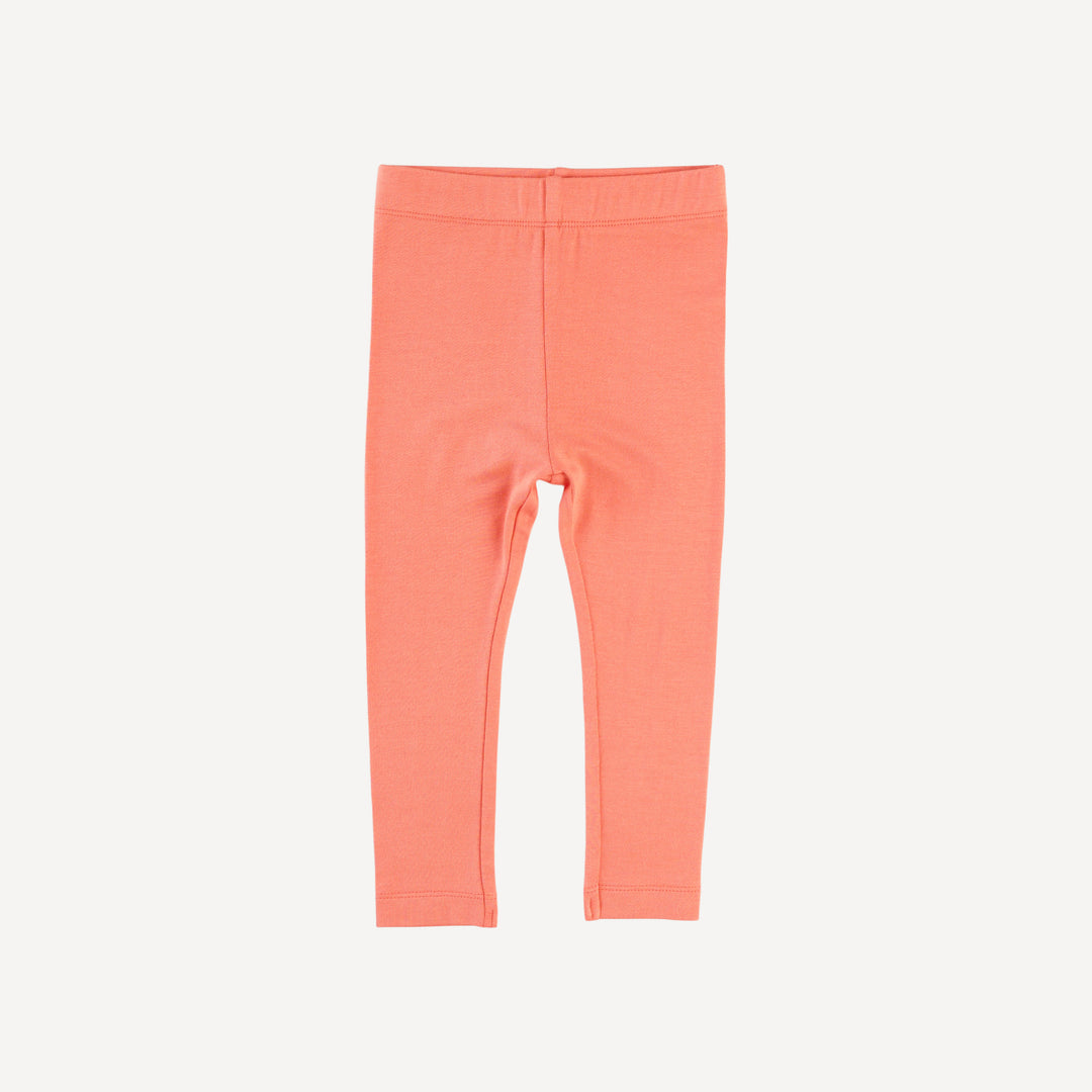 classic skinny legging | burnt coral | bamboo