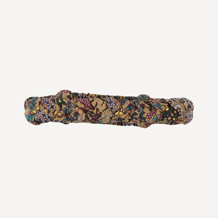 skinny braided headband | taffy ditsy | bamboo