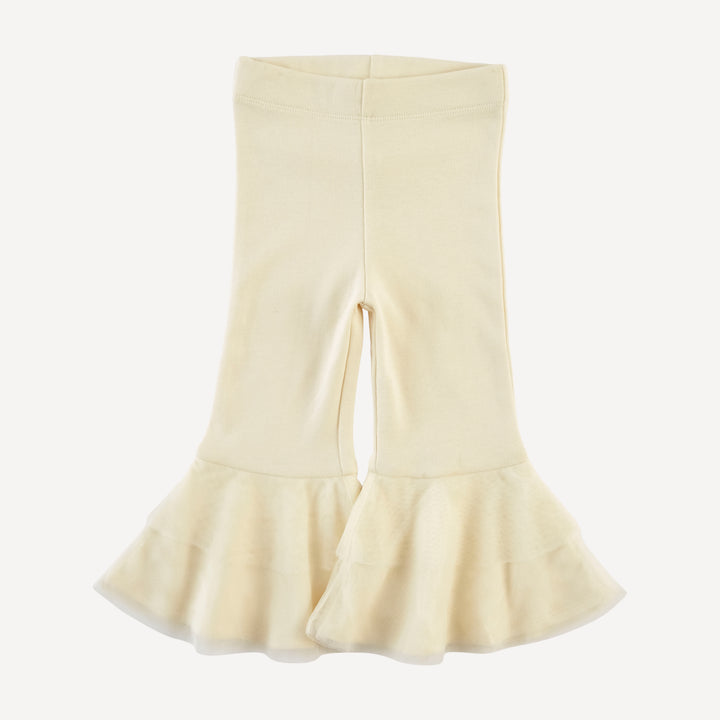 tulle anne pant | oatmeal | organic cotton interlock