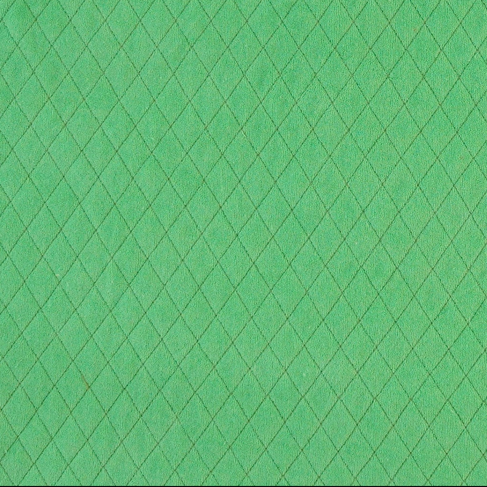 round beach blanket | summer green | organic cotton terry