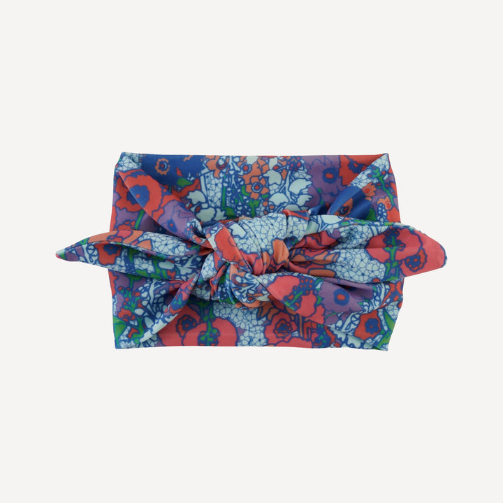 knot top headband | vivid hollyhock | swim