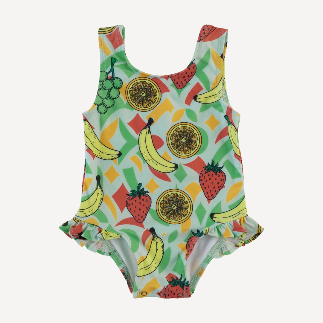 ruffle leg tank swimsuit | fruit | swim