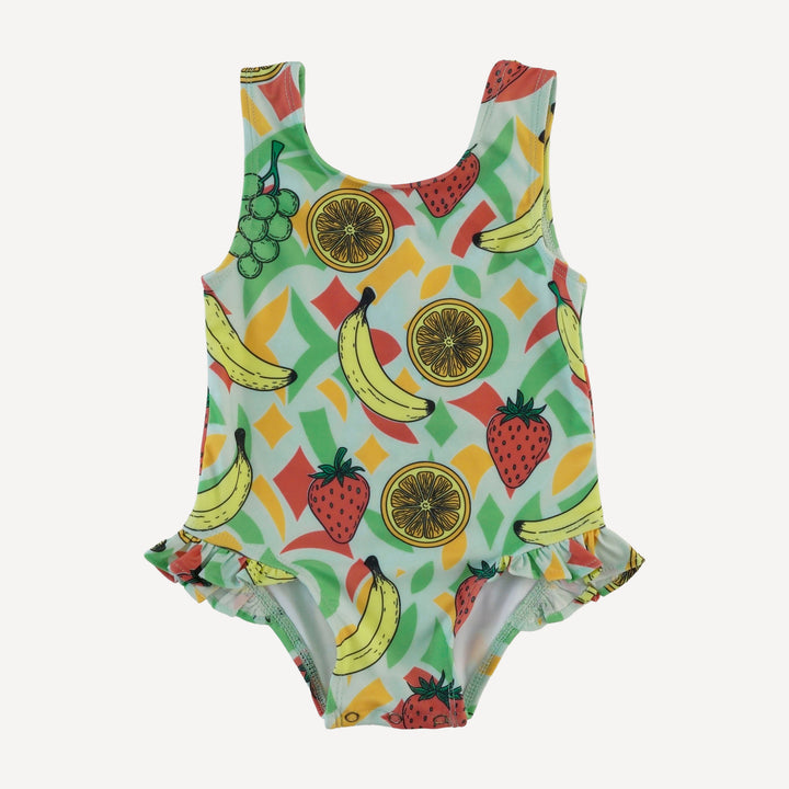 ruffle leg tank swimsuit | fruit | swim
