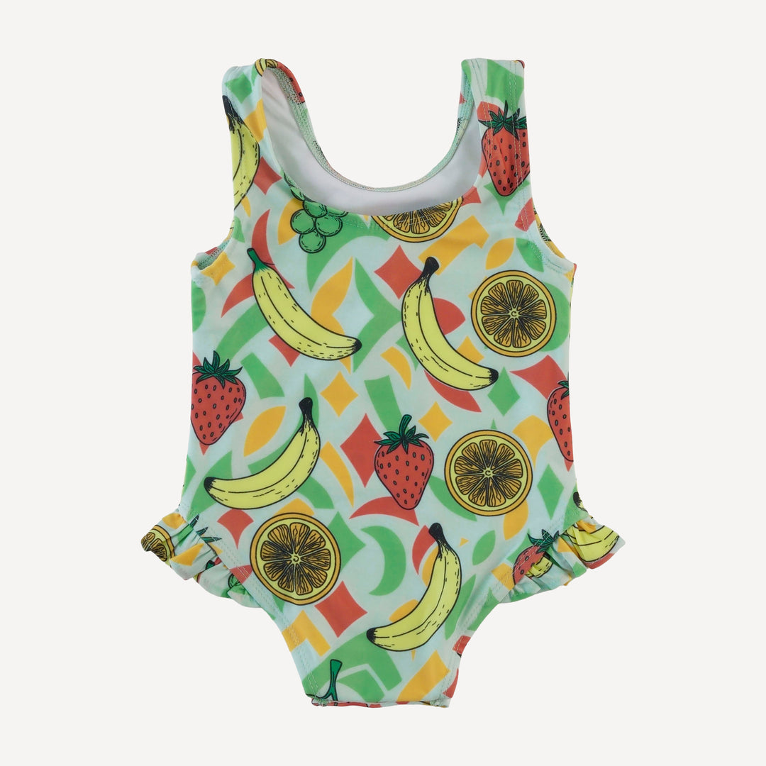 ruffle leg tank swimsuit | fruit | swim