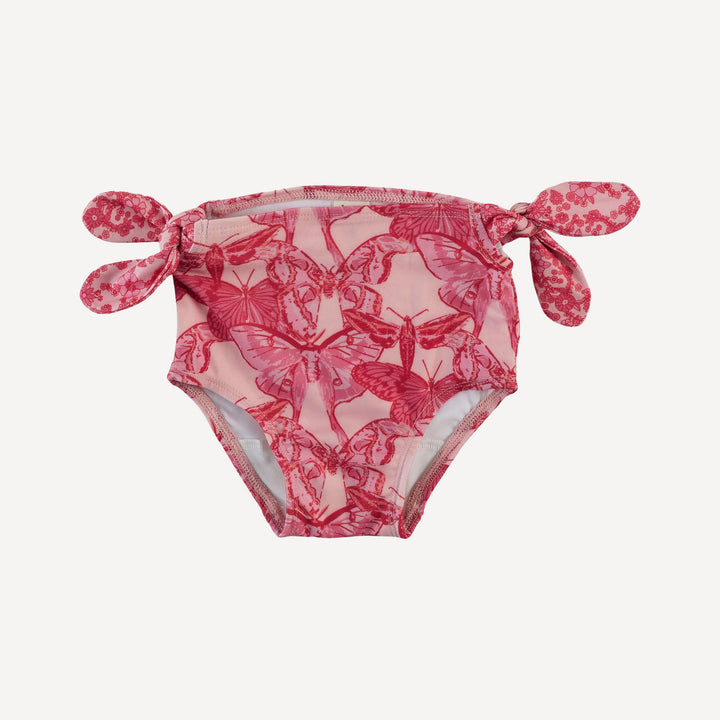 tie bow bikini | pink moth wallpaper | swim