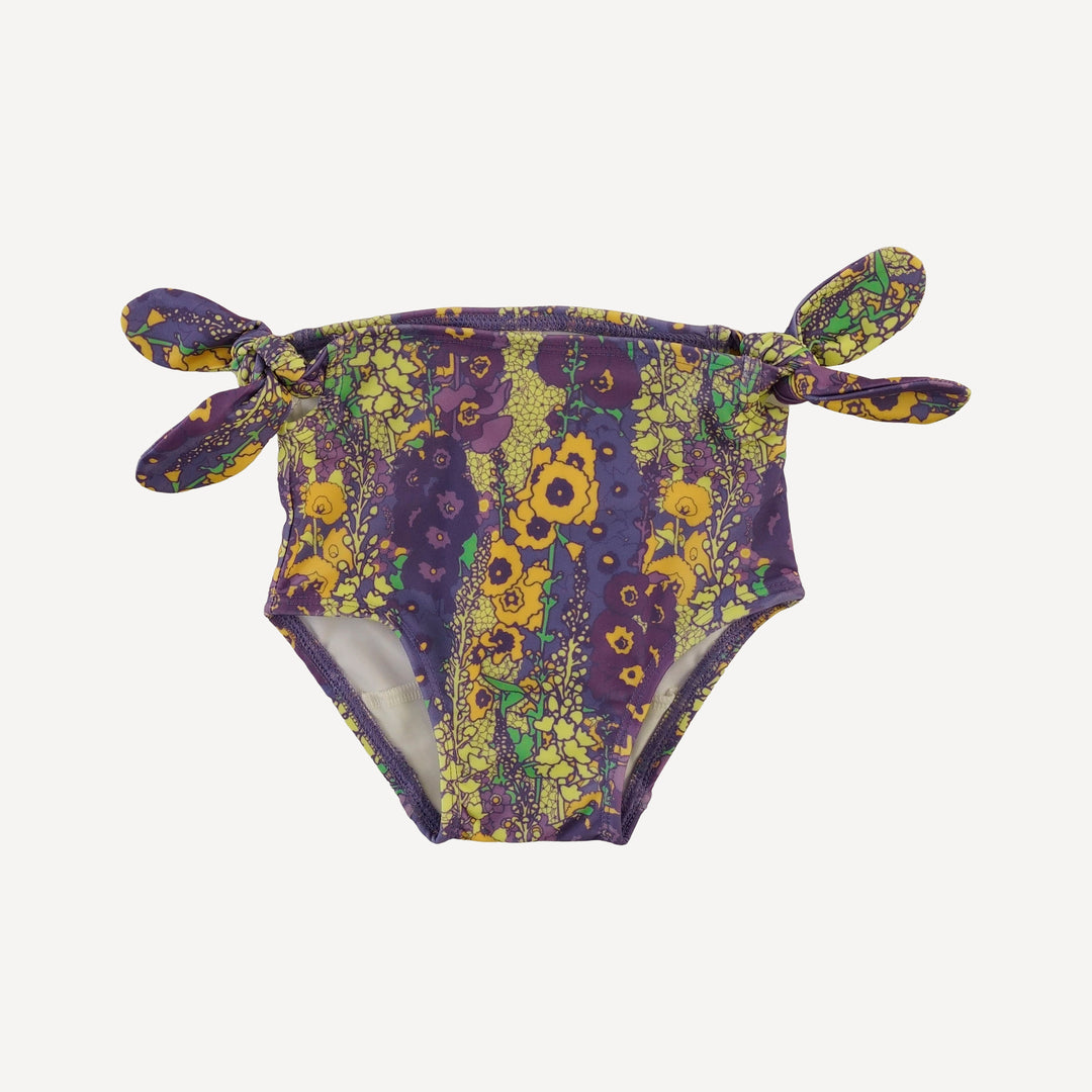 tie bow bikini | violet hollyhock | swim