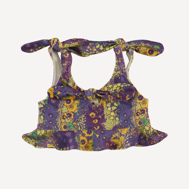 tie bow bikini | violet hollyhock | swim