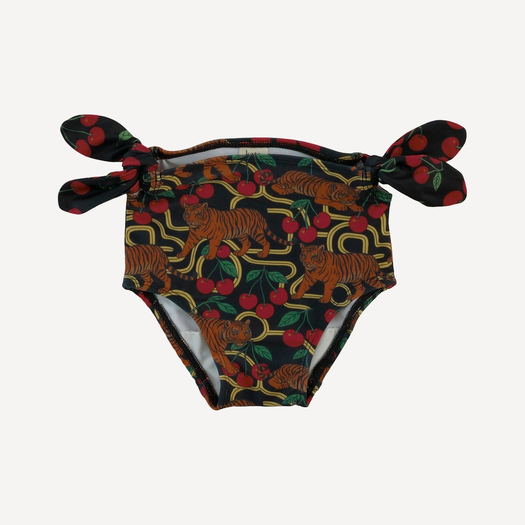 tie bow bikini | tiger + cherries | swim