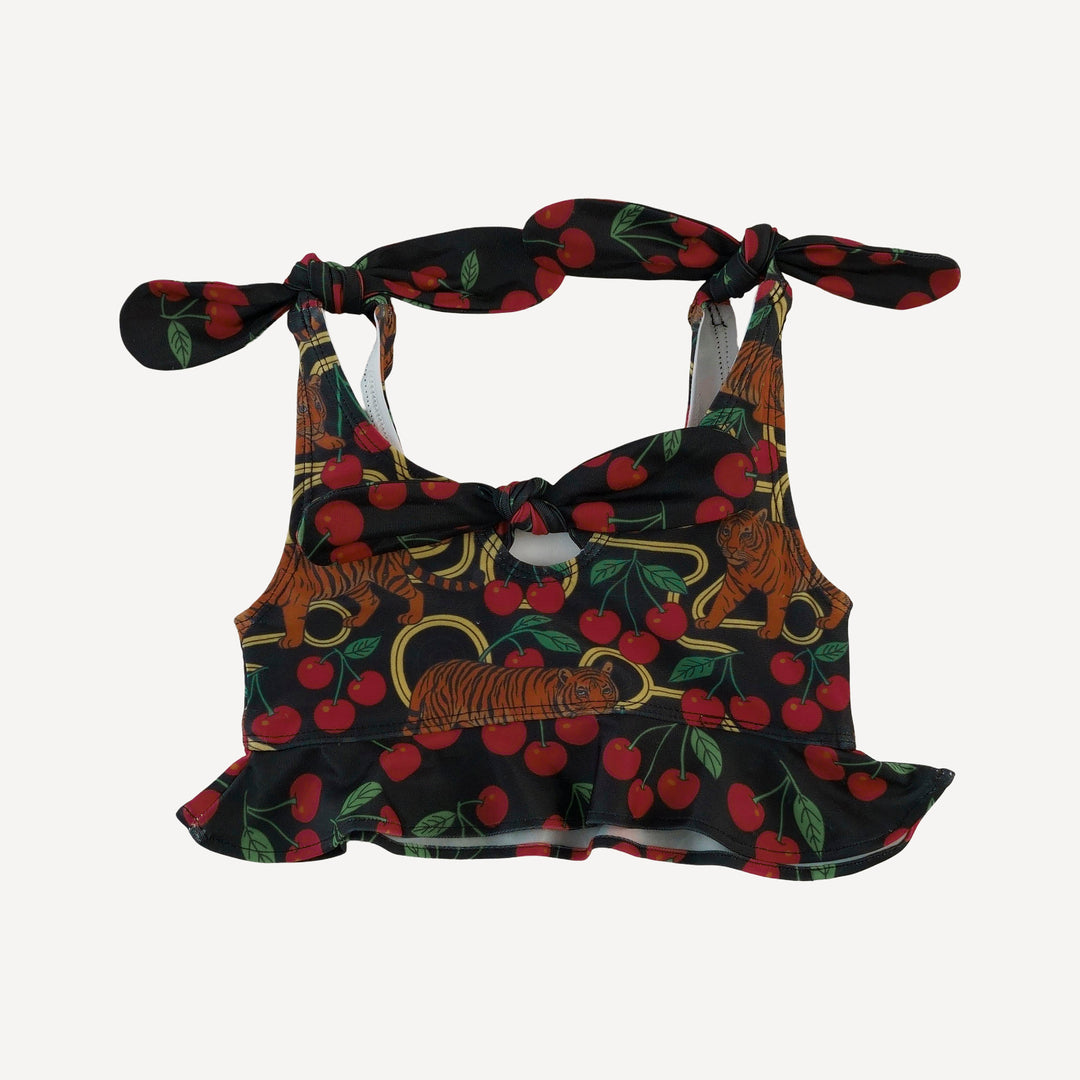 tie bow bikini | tiger + cherries | swim