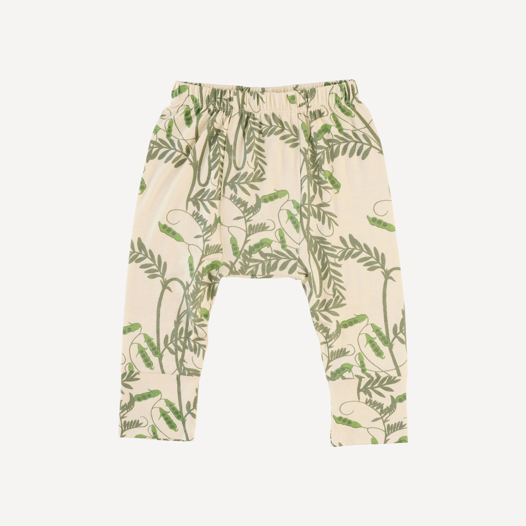 classic panda pant | pea pods | bamboo