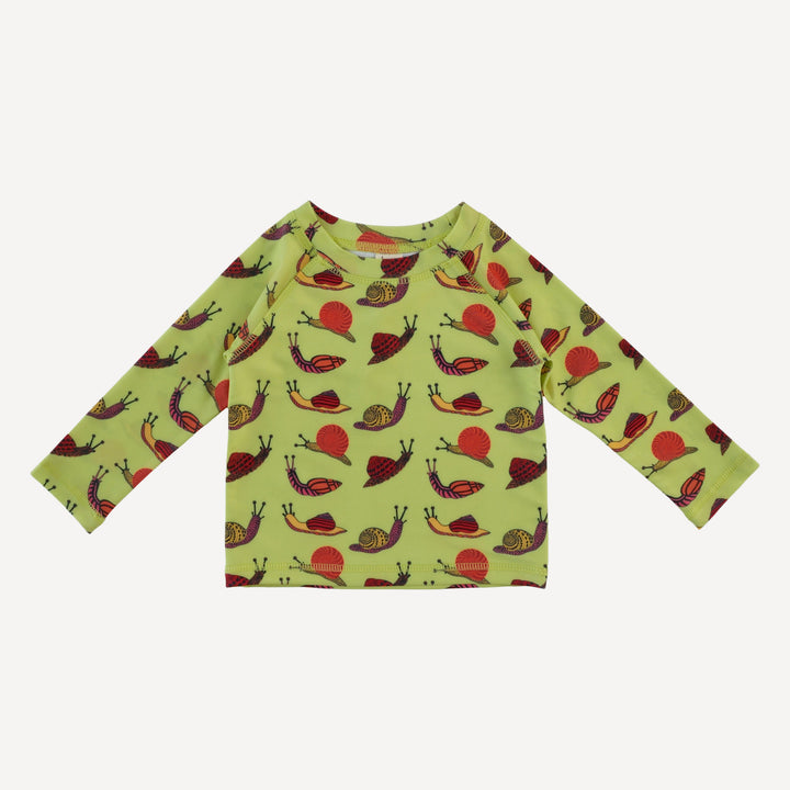 long sleeve rash guard tee | snails | swim