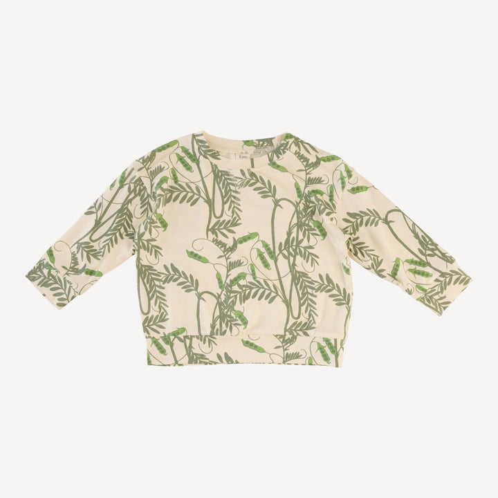 long sleeve cuffed jogger set | pea pods | bamboo