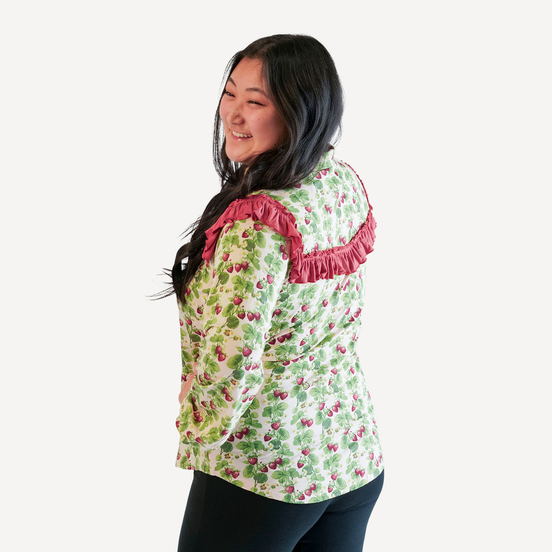 womens goldilocks shirt | strawberry vine | bamboo