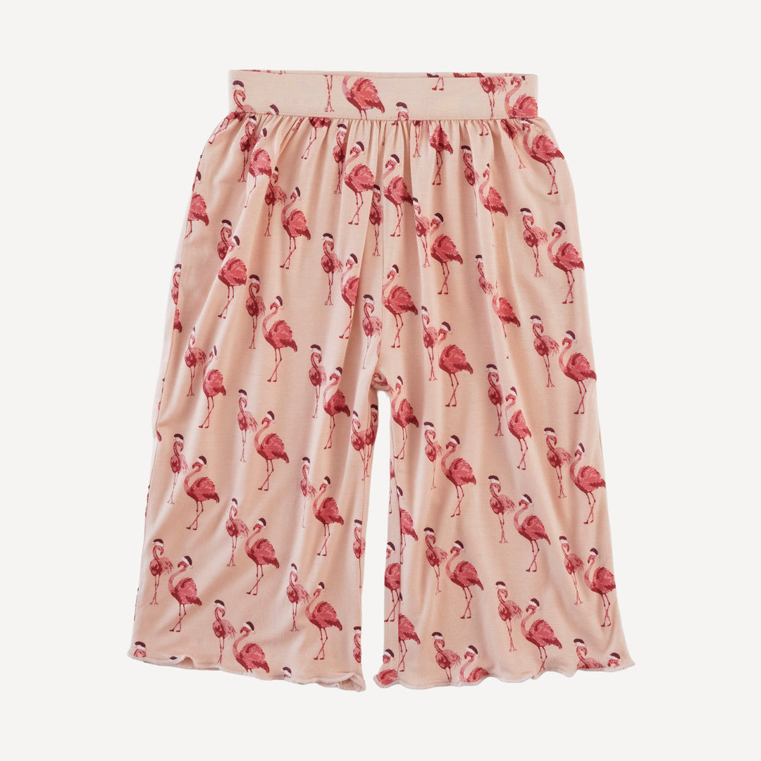 short sleeve jade set | flamingo santa | bamboo