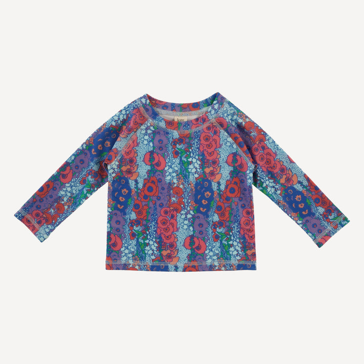 long sleeve rash guard tee | vivid hollyhock | swim
