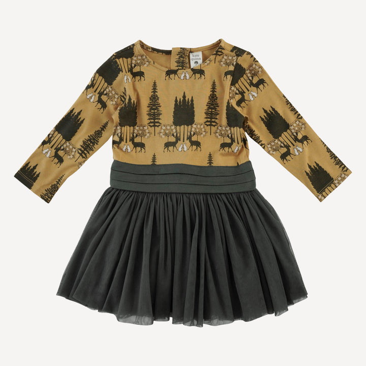 long sleeve classic tulle ballet dress | taffy magical forest | bamboo