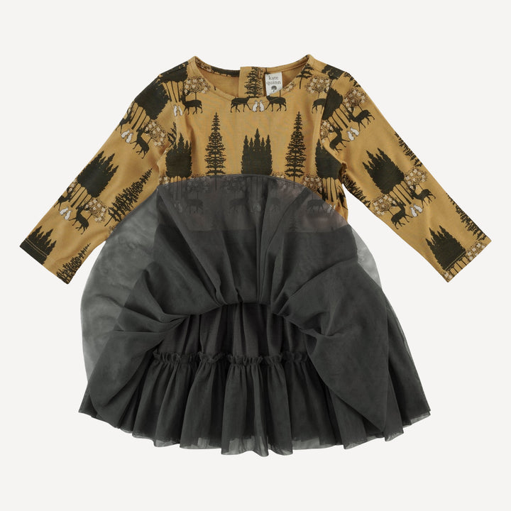 long sleeve classic tulle ballet dress | taffy magical forest | bamboo