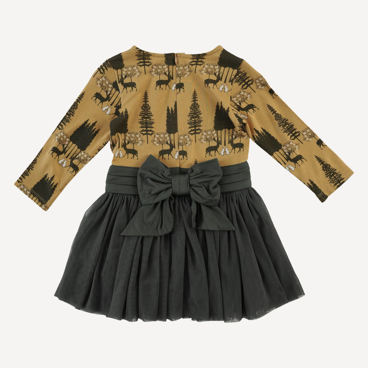 long sleeve classic tulle ballet dress | taffy magical forest | bamboo
