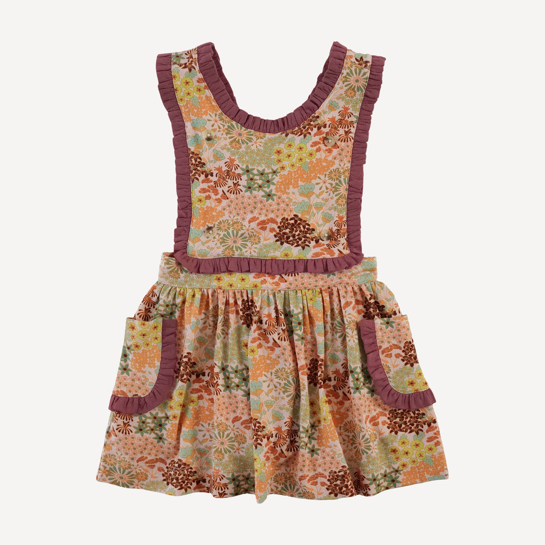gretel pocket dress | pink ditsy garden | bamboo