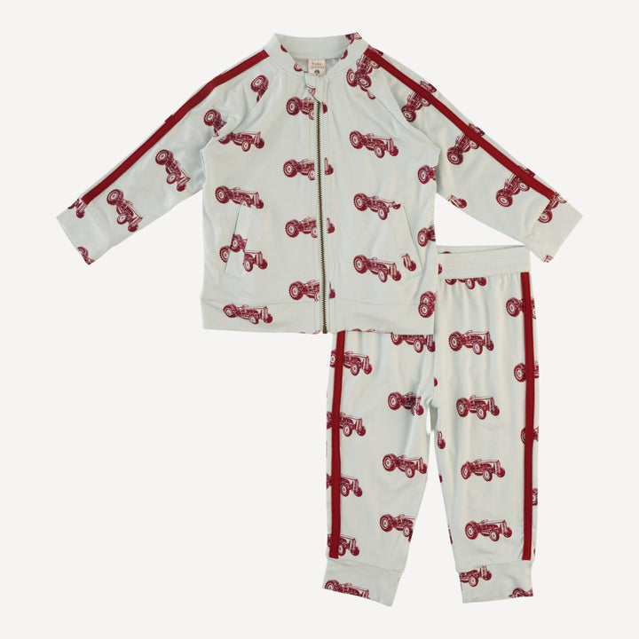 retro stripe track set | ginger tractor | bamboo