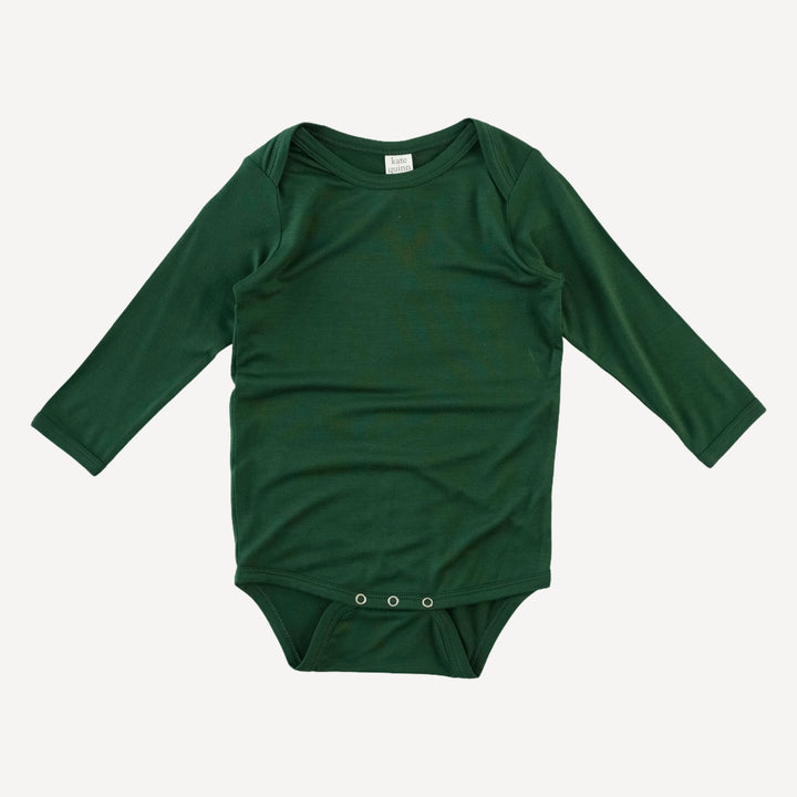long sleeve lap neck bodysuit | mountain view | bamboo
