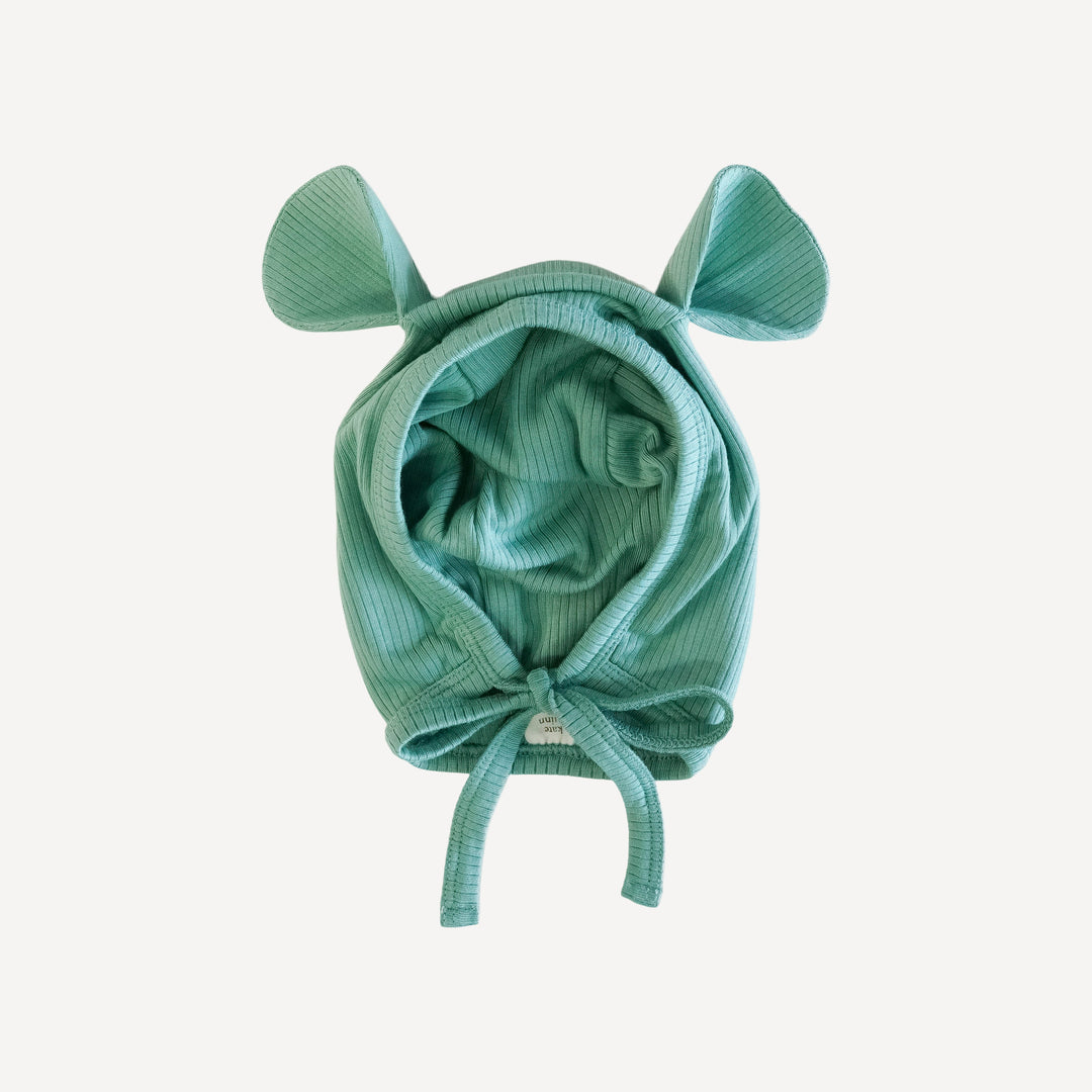 bear hat | malachite | modal skinny rib