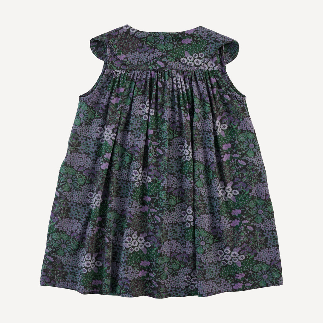 olive dress | purple ditsy | bamboo