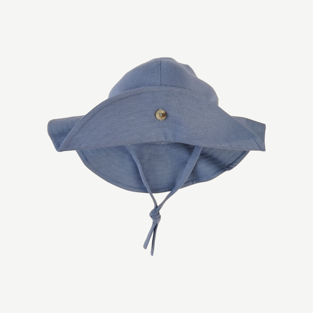 button front sun hat | blue horizon | bamboo