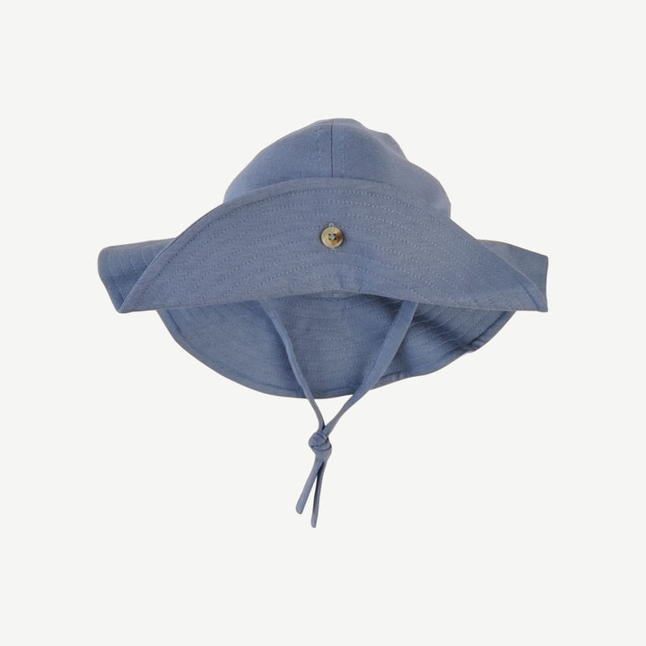 button front sun hat | blue horizon | bamboo