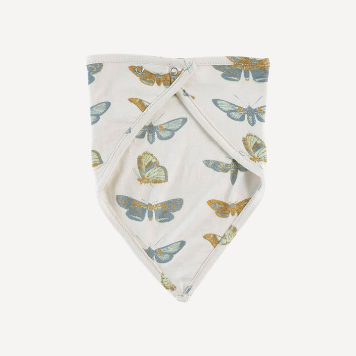 bandana bib | dusty blue moth | lenzing modal