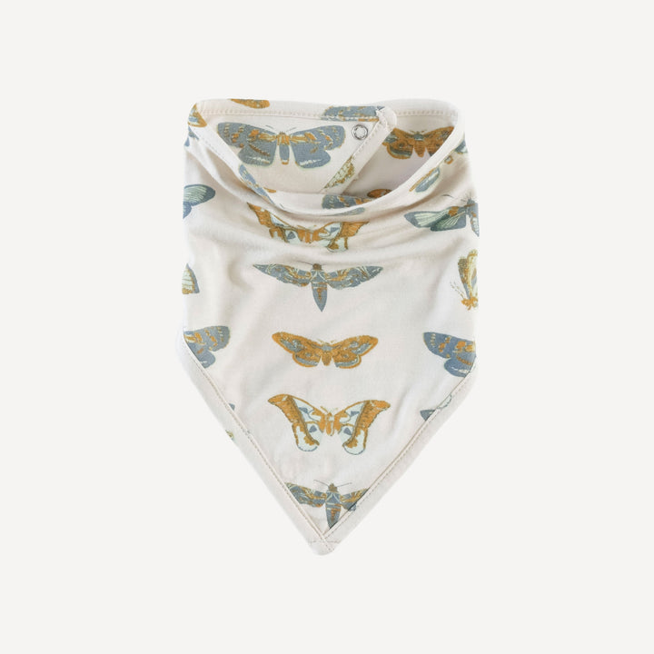 bandana bib | dusty blue moth | lenzing modal