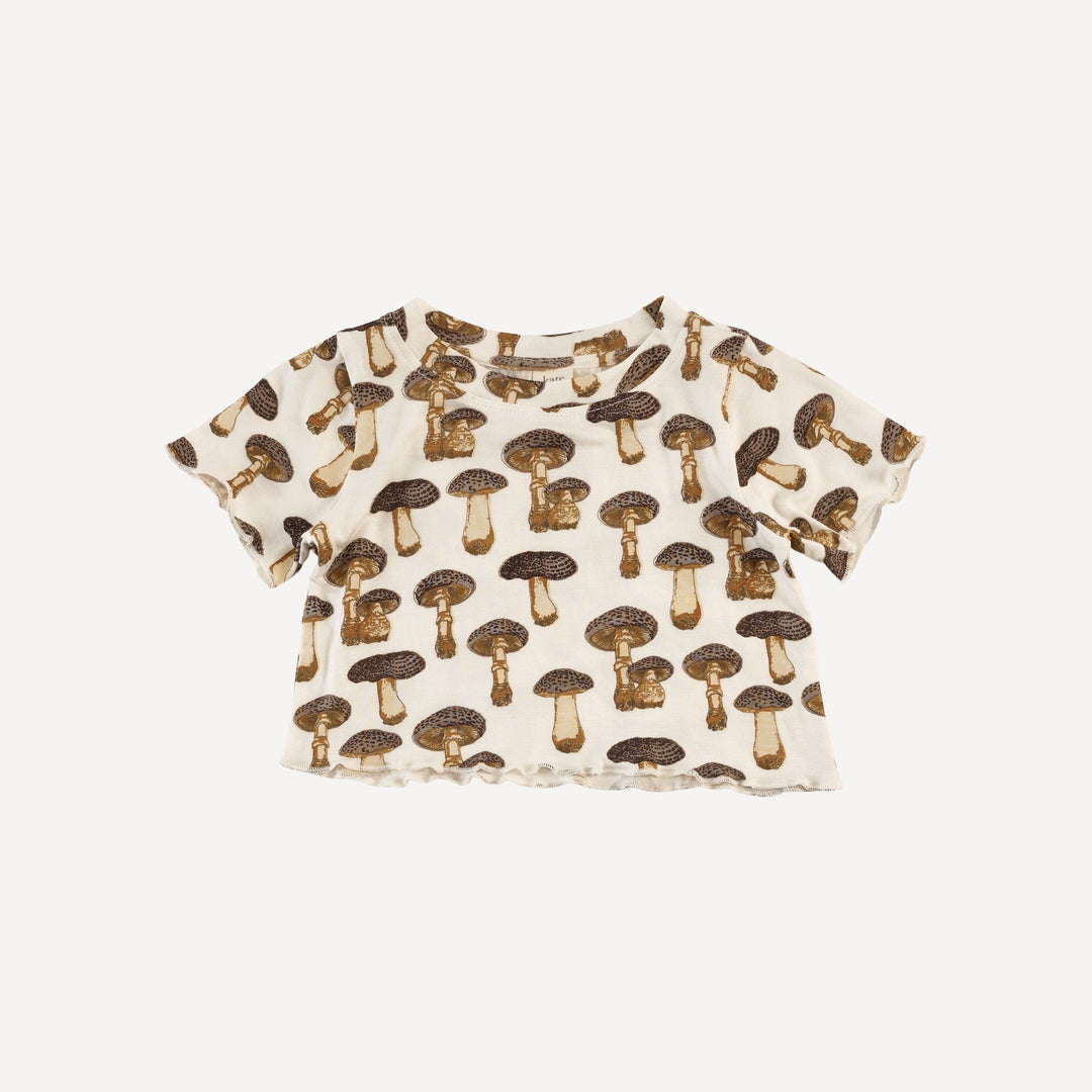 short sleeve jade set | neutral fungi | bamboo