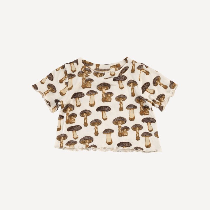 short sleeve jade set | neutral fungi | bamboo