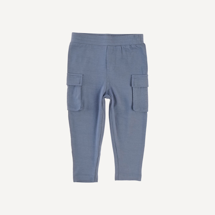 skinny cargo pant | blue horizon | bamboo