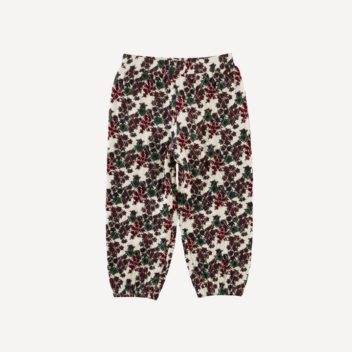 quilted relaxed jogger | wildflower | bamboo