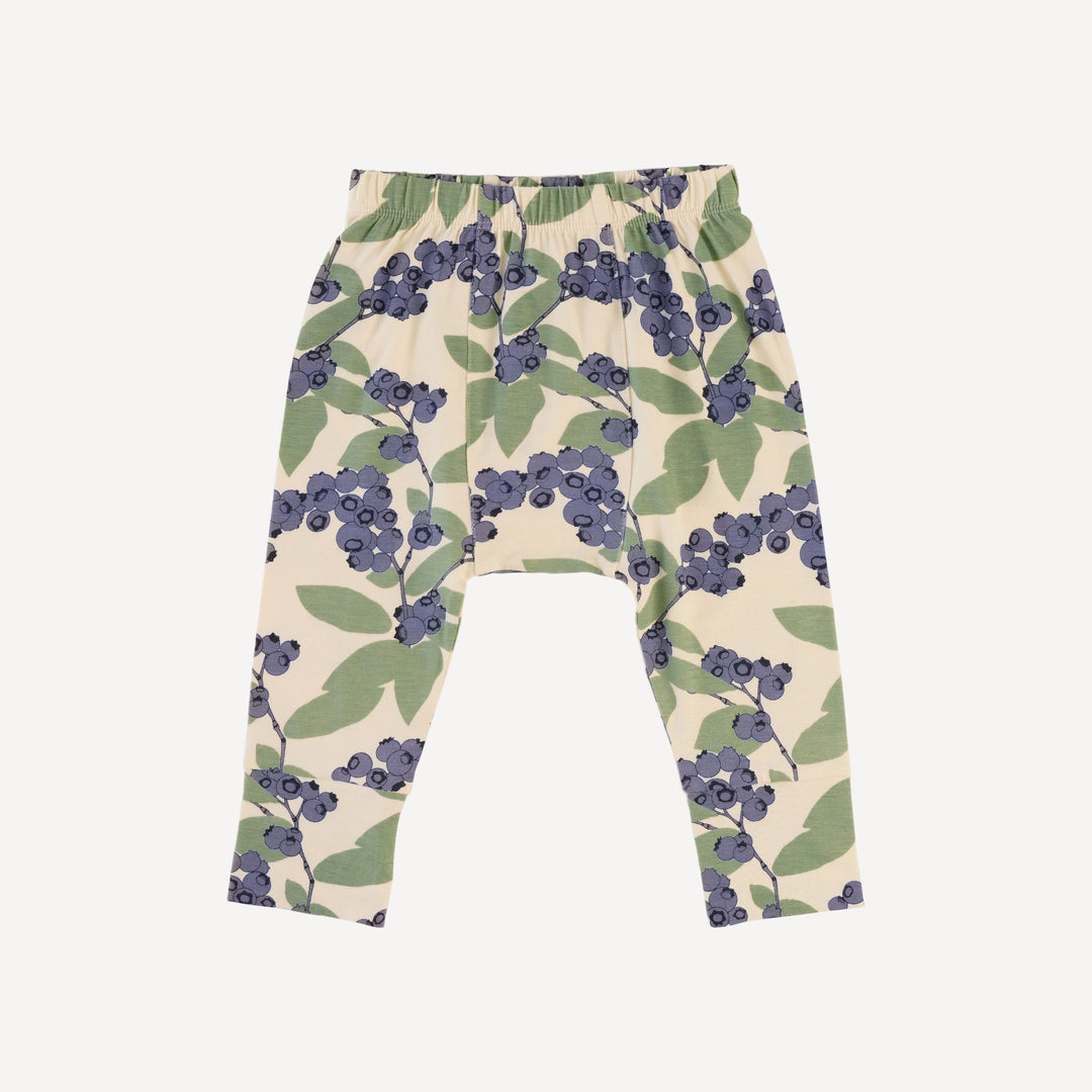 classic panda pant | blueberries | bamboo