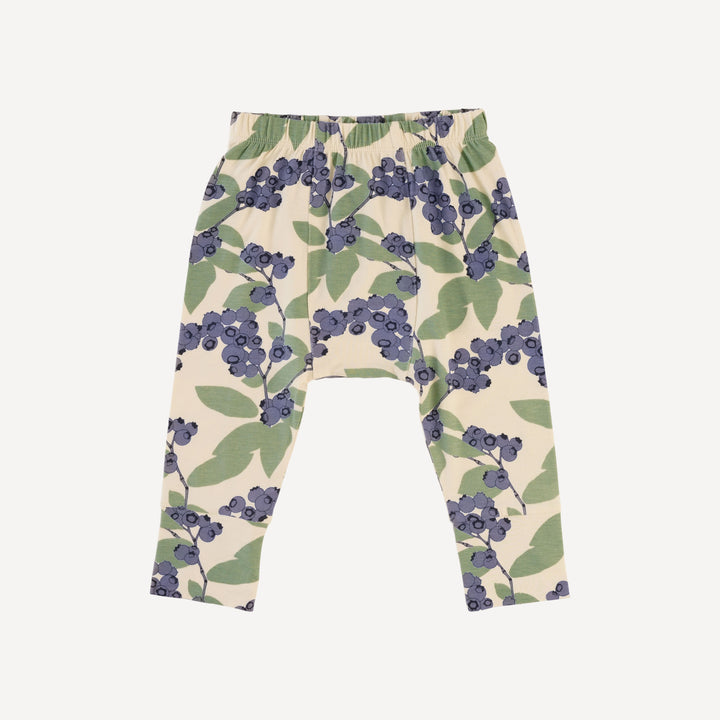 classic panda pant | blueberries | bamboo