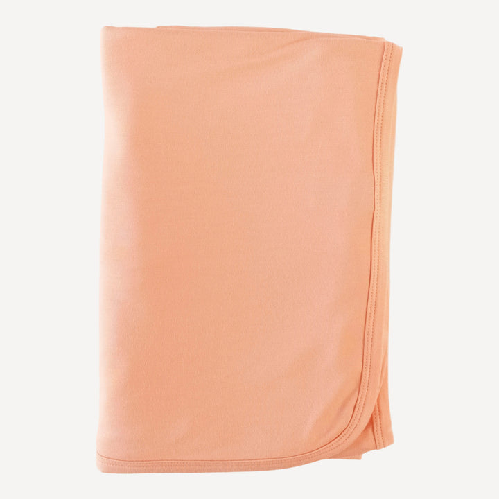 classic single layer blanket | pale apricot | bamboo
