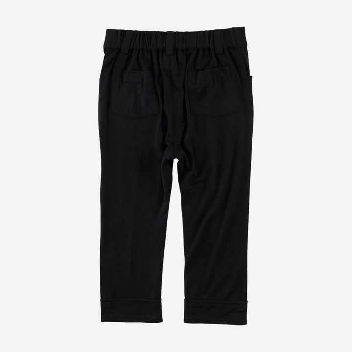 pintuck pant | black | bamboo